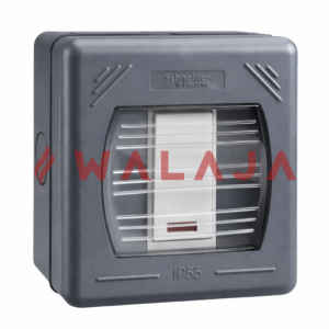 Schneider Electric Weatherproof ~2 Pole Switch ~ 1 Gang 20AX