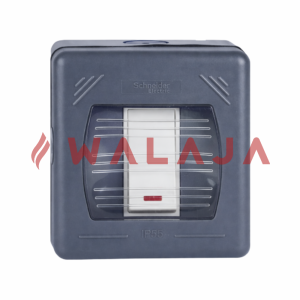 Schneider Electric Weatherproof Light Switch Intermediate 10A 1 Gang Switch