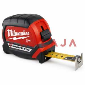 Milwaukee Tape Measure 27 x 8 Mtrs, Red/Black