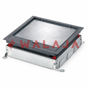 MK Carpet Type Outlet Box Frame Lid 8MM 265x265 GREY CXL265-8GRY