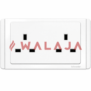 Mounting Plate twin BS1363 13A switched socket