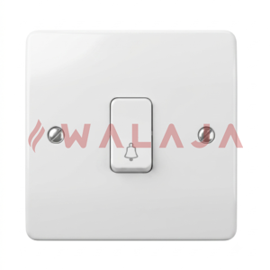 MK K4878BWHI - Logic Plus Bell Push Switch (Bell Symbol)