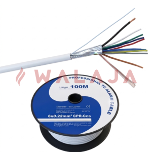 2 Core Fiber Optic Cable Indoor Flat Drop Cable White