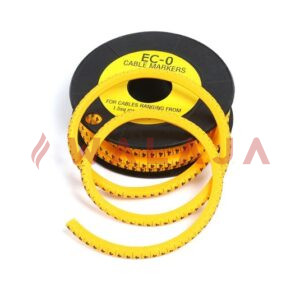Cable Marker EC-0,  Size: 0.5 - 2.6mm ( 0 to 9 )