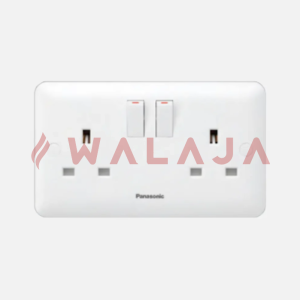 Panasonic Harmony White - WBC1222 -2G DP Swd 13A Socket outlet
