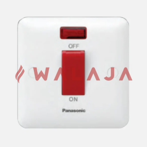 Panasonic Harmony White- WBC5403- 45A DP A/C Sw. W/Neon (7x7)