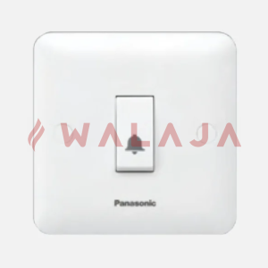 Panasonic Harmony White - WBC5511- 1G Push Button SP with Bell  Symbol
