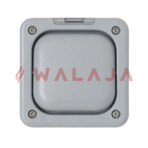 MK Masterseal K56400GRY 10A 1 Gang 1 Way Light Switch Neon, Weatherproof