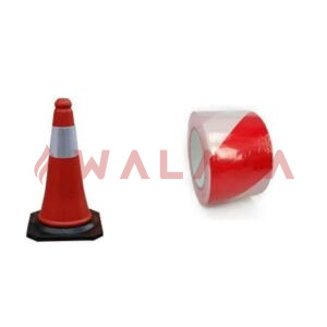 100cm Safety Cone With Warning Tape