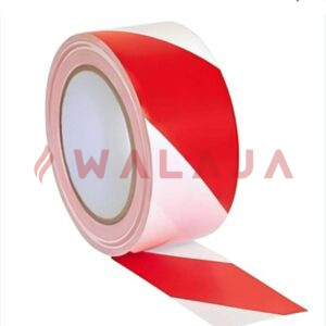 50mm Red & White Warning Tape, Length: 100 m