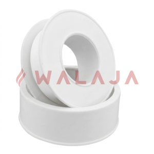 0.9mmx12m PTFE White Teflon Tape with 0.25G/cm2 Density (Pack of 25)