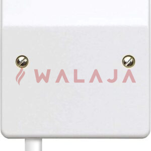 MK Logic Plus K1090SAWHI 20A 1Gang 2Pole Flex Outlet Front Plate - White