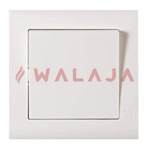 MK Essential MV4781W1WHI 10AX 1 Gang 1Way Switch Wide Rocker - White