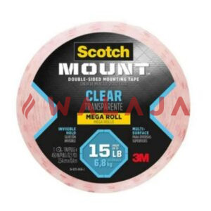 Scotch 1x450 inch Clear Double Side Mounting Tape