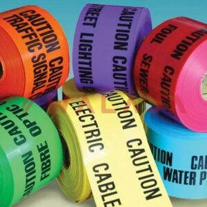 Warning Tape, 18 m, Multicolor