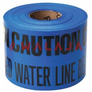 Warning Tape, 6  inchx200 m, Blue