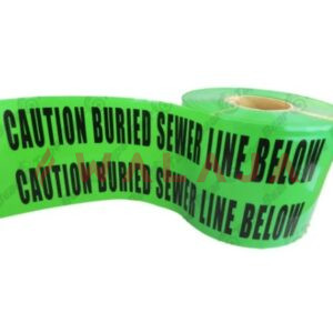Warning Tape, 6  inchx200 m, Green