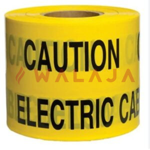 Warning Tape, 6  inchx200 m, Yellow