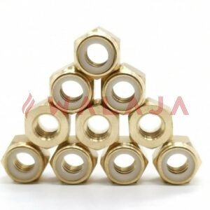 BRASS HEXAGONAL LOCKNUT
