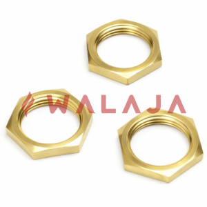 BRASS HEXAGONAL LOCKNUT - 50mm BLN50