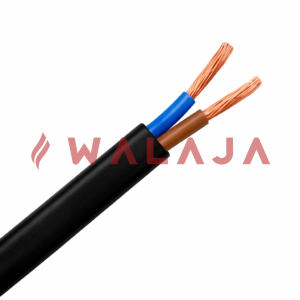 TWIN FLAT CABLE - 2cx0.75mm 100yard .White,Black