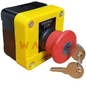 EMERGENCY PUSH BUTTON  WITH BOX & KEY