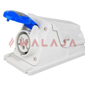 GEWISS WALL MOUNTED SOCKET - 90 DEG - GW62477-IP44-16A-3PIN-230V