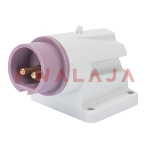 GEWISS WALL MOUNTED PLUG - 90 DEG- GW60465-IP44-3PIN-16A-24V
