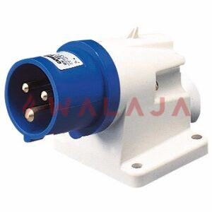 GEWISS WALL MOUNTED PLUG - 90 DEG - GW60404-IP44-16A-3PIN-230V