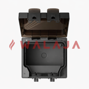 Panasonic WP Outdoor IP66-WBKC8921- 2Gang Cover For Socket (7x14cm)