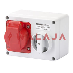 GEWISS INTERLOCK SWITCHED SOCKET - GW66009-IP44-16A-5PIN-415V
