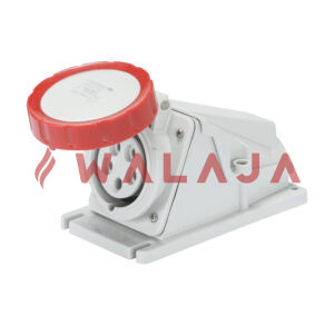 GEWISS WALL MOUNTED SOCKET -90 DEG -GW62515-IP67-32A-4PIN-415V