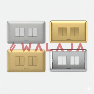 Panasonic Harmony Metal- WBC5041Y-4G 1-Way SP 10A - Gold/ Matte Gold / Chrome / Matte Chrome