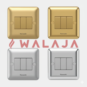 Panasonic Harmony Metal- WBC5032Y-3G 2-Way SP 10A - Gold/ Matte Gold / Chrome / Matte Chrome