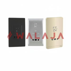 HIMEL ALTIVO SERIES SW & SOCKET - HWDALSS - 1 Gang 15A Shaver socket 110V/230V (7x7)- GOLD / METALLIC / BLACK