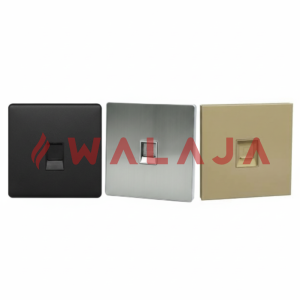 HIMEL ALTIVO SW & SOCKET - HWDALDS6 -1 Gang Cat6 RJ45 Data Socket- GOLD/METALLIC/BLACK