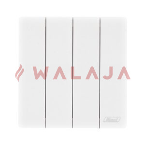 HIMEL ALTIVO SERIES SW & SOCKET HWDAL4G1BQY - 16A- 4GANG -1 WAY SWITCH- WHITE