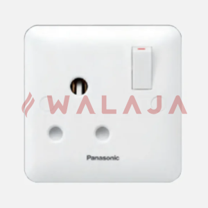 Panasonic Harmony White - WBC1311-15A Socket W/Switch Round pin