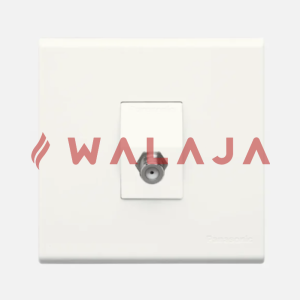 Panasonic BS White Wide – WEBP47164501F  –1G TV F-TYPE ANGULAR