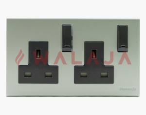 Panasonic Full Color Refina Wide– WEB11129-MW– 2G 13A 220V Receptacle DP-SW