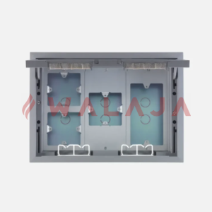 Panasonic Special Functions floor   –DUMF6200LT-1 -Three Compartments Floor Box  (IP 2X ) Multiple Combination of  Power,  Data, USB up to 6  Modulars)  ( Made in Thailand