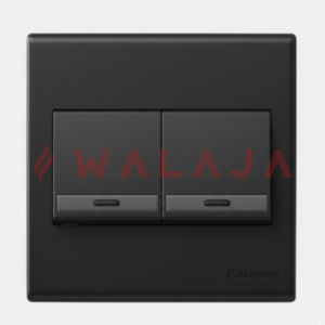 Panasonic Wide Black– WEBP525217EB- 2G 1-Way SP Wide 16AX