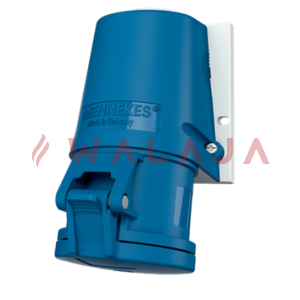 Mennekes CEE wall mounted receptacles - 1346-32 A-IP44-3p-screwless, with TwinCONTACT, external fixing-230 V 50 a. 60 Hz