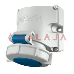 Mennekes CEE wall mounted receptacles – 9105-16 A-IP67-3p-screwless, with TwinCONTACT, highly resistant to chemicals-230 V 50 a. 60 Hz