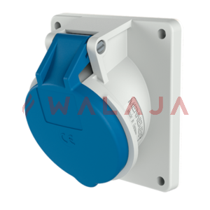 Mennekes CEE panel mounted receptacles –  1492- 32A-IP44-3p- 20° inclination-230 V 50 a. 60 Hz