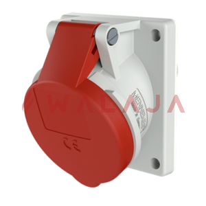 Mennekes CEE panel mounted receptacles –  1500- 32A-IP44-5p- 20° inclination-400 V 50 a. 60 Hz