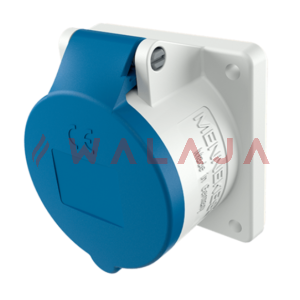Mennekes CEE panel mounted receptacles –  1366- 16 A-IP44-3p-straight-230 V 50 a. 60 Hz