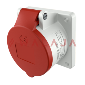 Mennekes CEE panel mounted receptacles –  1385- 16 A-IP44-5p-straight-400 V 50 a. 60 Hz