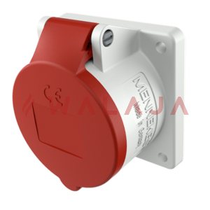 Mennekes CEE panel mounted receptacles – 1399- 32 A-IP44-4p-straight-400 V 50 a. 60 Hz