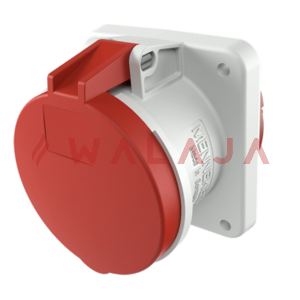 Mennekes CEE panel mounted receptacles – 1248A- 63 A-IP44-4p-X-CONTACT, straight-400 V 50 a. 60 Hz